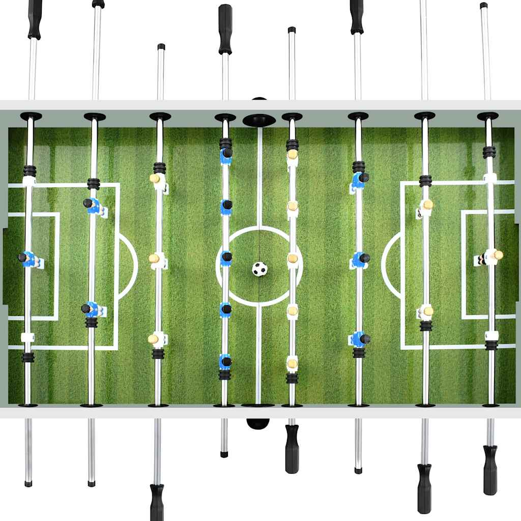 Fehér acél csocsóasztal 60 kg 140 x 74,5 x 87,5 cm 4