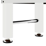 Fehér acél csocsóasztal 60 kg 140 x 74,5 x 87,5 cm 10
