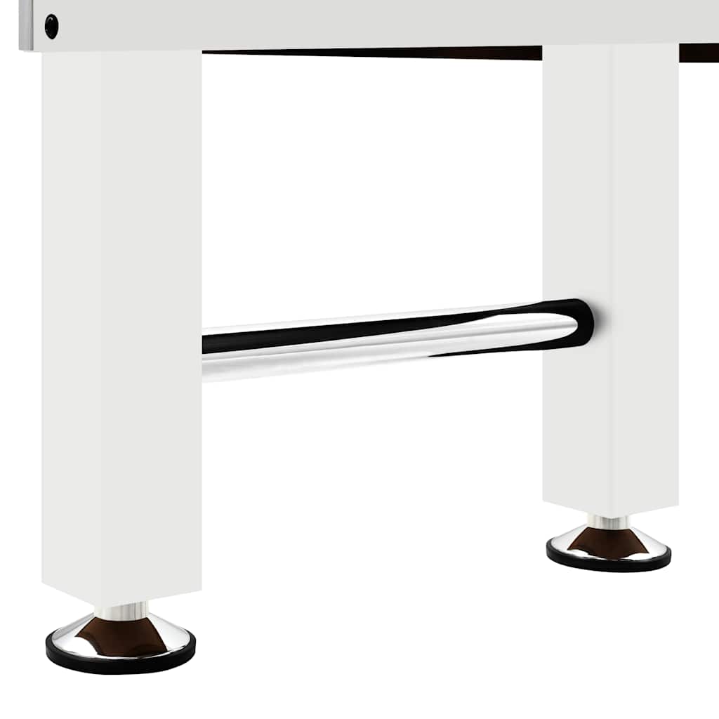 Fehér acél csocsóasztal 60 kg 140 x 74,5 x 87,5 cm 10