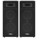 2 db professzionális fekete passzív hifi színpadi hangfal 1000W 3