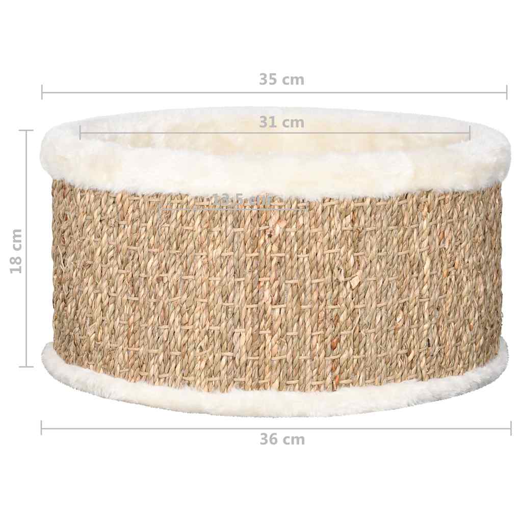 Kerek tengerifű macskakosár 36 cm 6