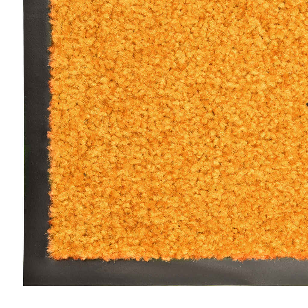 Narancssárga kimosható lábtörlő 60 x 90 cm 5