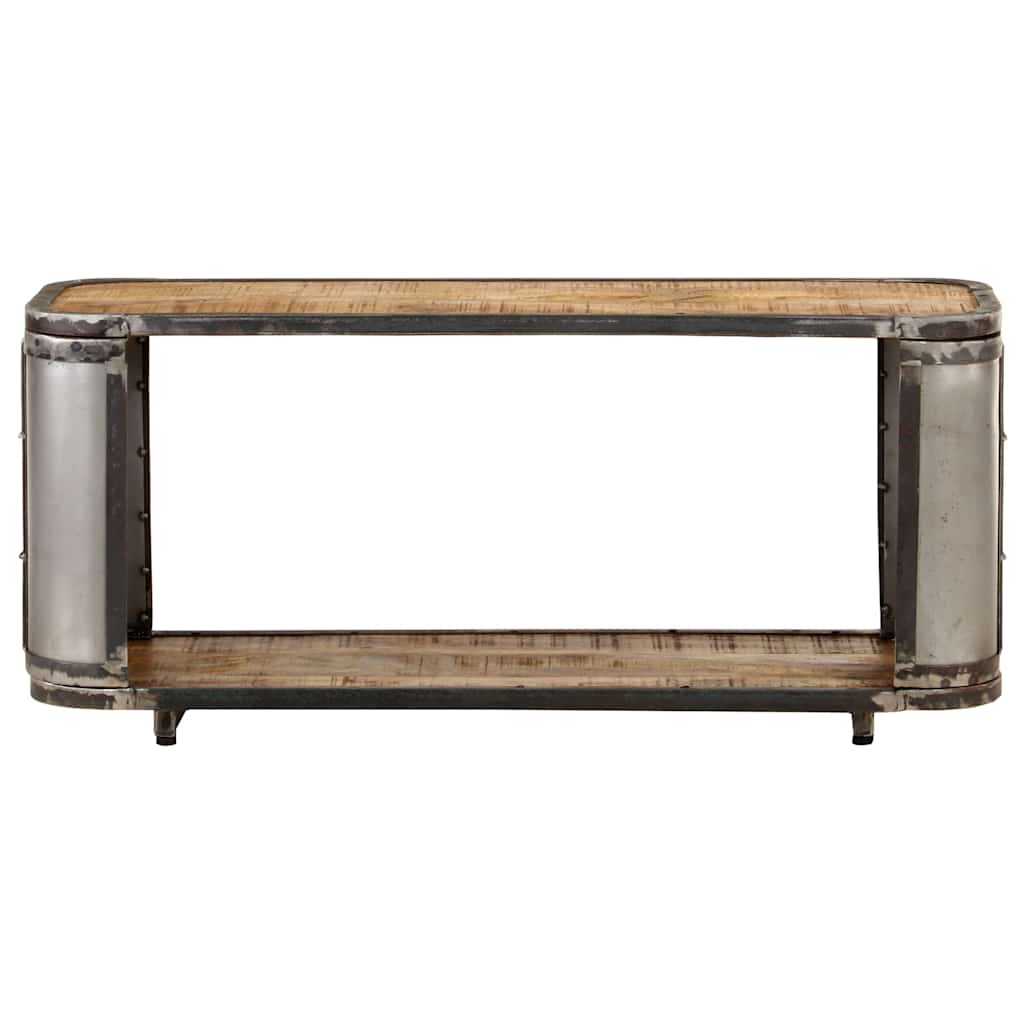 Tömör mangófa TV-szekrény 90 x 30 x 40 cm 2