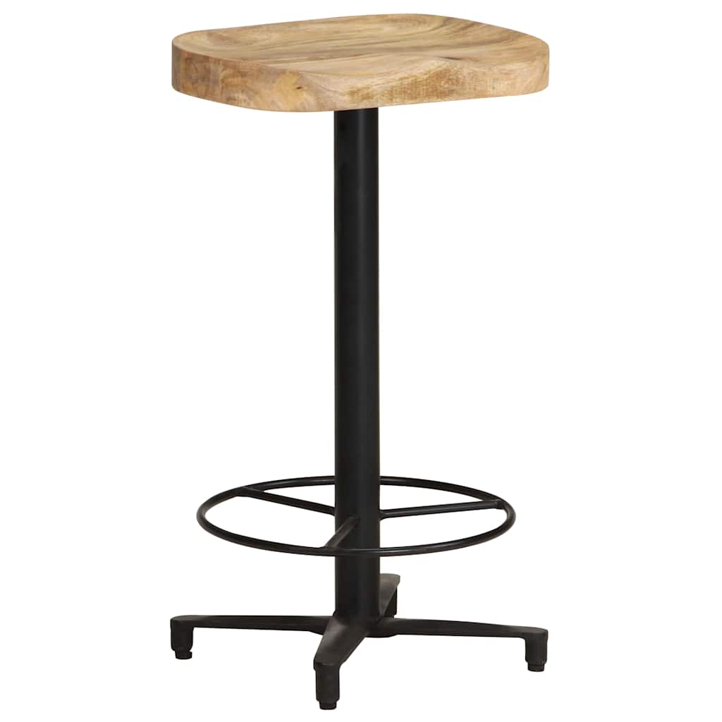 2 db tömör mangófa bárszék 66 cm 8