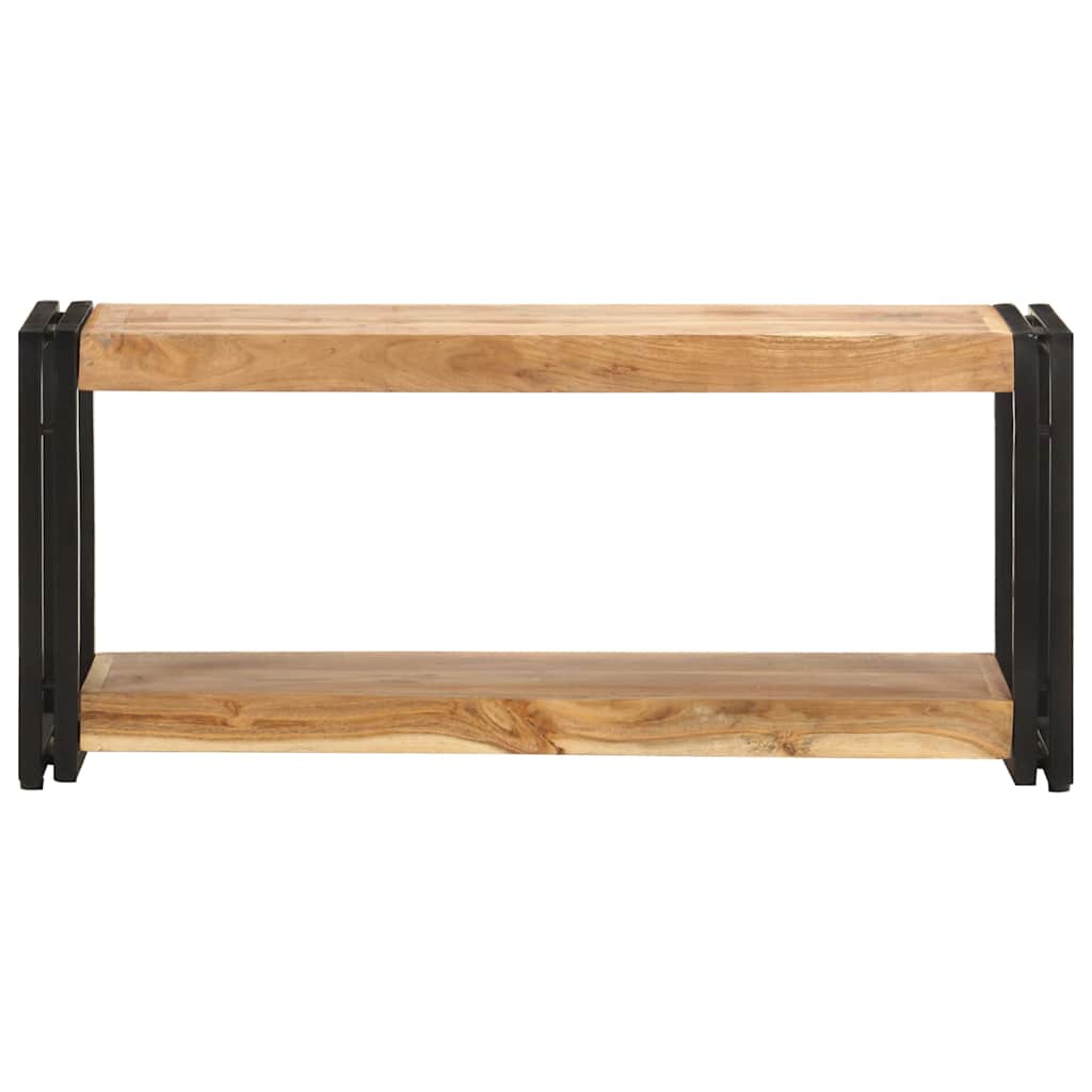 Tömör akácfa TV-szekrény 90 x 30 x 40 cm 2
