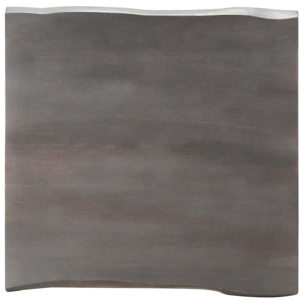 Tömör akácfa dohányzóasztal természetes szélekkel 60x60x40 cm 6