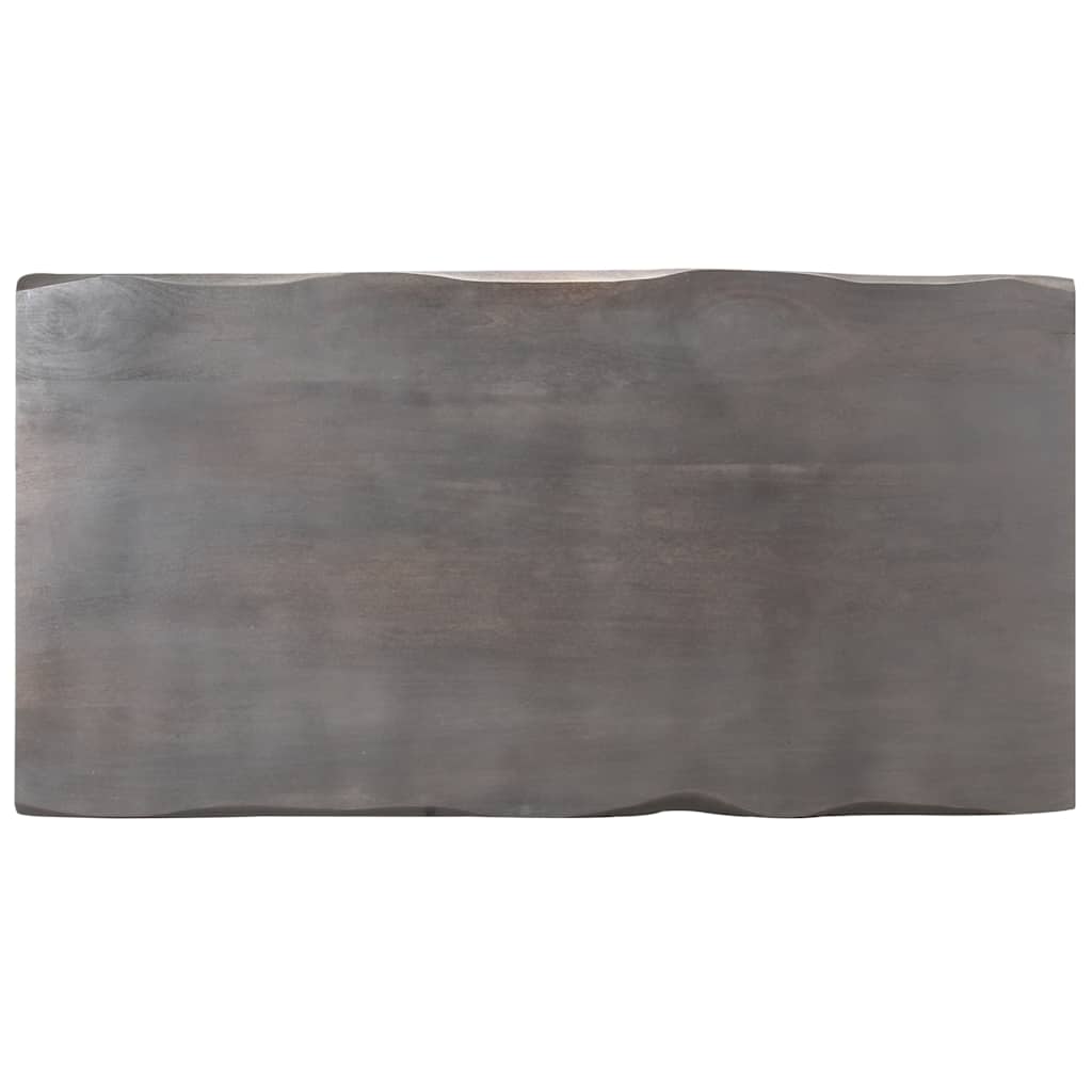Tömör akácfa dohányzóasztal természetes szélekkel 115x60x40 cm 8