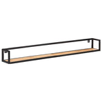 2 db tömör akácfa fali polc 160 cm 2