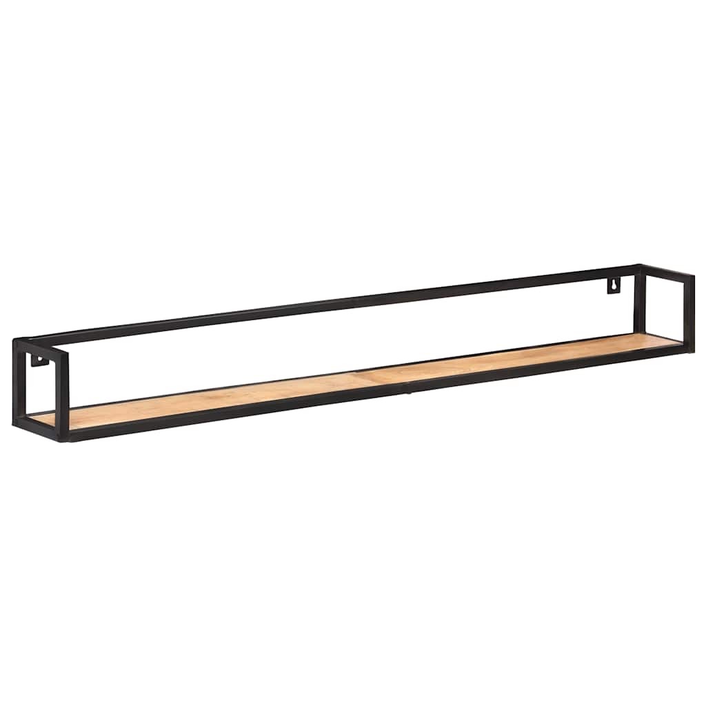 2 db tömör akácfa fali polc 160 cm 2
