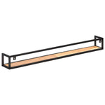 2 db tömör akácfa fali polc 160 cm 4