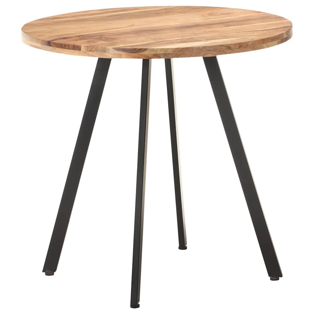 Tömör akácfa étkezőasztal 80 cm
