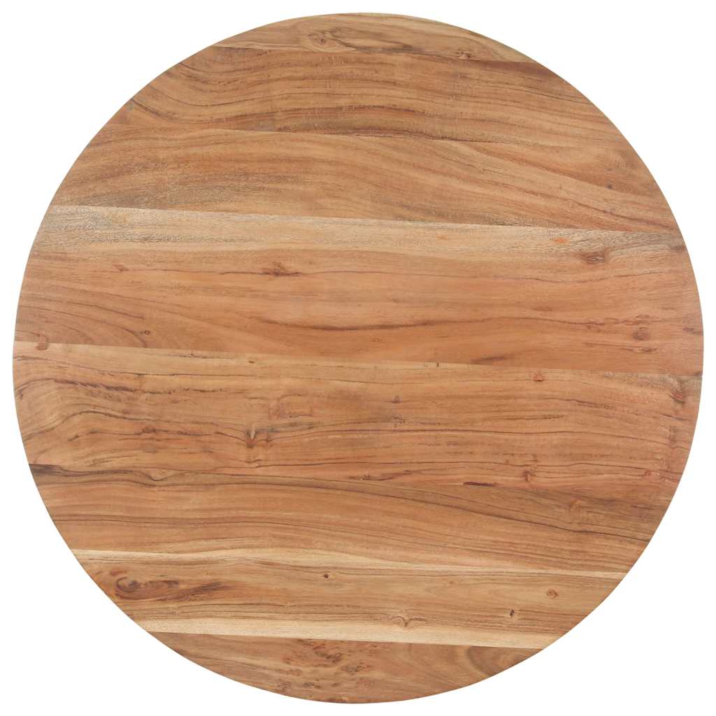 Tömör akácfa étkezőasztal 80 cm 2