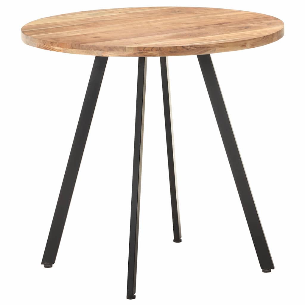 Tömör akácfa étkezőasztal 80 cm 7