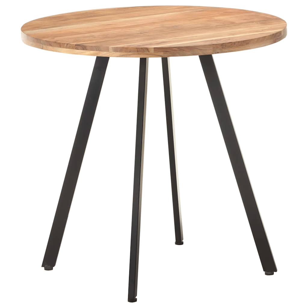 Tömör akácfa étkezőasztal 80 cm 8