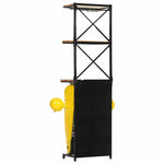 Sárga tömör mangófa traktor borszekrény 49 x 31 x 172 cm 5