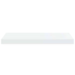 2 db magasfényű fehér MDF lebegő fali polc 60 x 23,5 x 3,8 cm 7