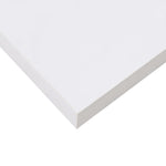 2 db magasfényű fehér MDF lebegő fali polc 80 x 23,5 x 3,8 cm 11
