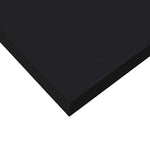 4 db magasfényű fekete MDF lebegő fali polc 50 x 23,5 x 3,8 cm 12