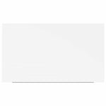 2 db fehér MDF lebegő fali polc 40 x 23,5 x 3,8 cm 10