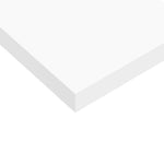 2 db fehér MDF lebegő fali polc 50 x 23,5 x 3,8 cm 12