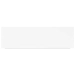 4 db fehér MDF lebegő fali polc 80 x 23,5 x 3,8 cm 10