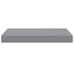 4 db szürke MDF lebegő fali polc 40 x 23,5 x 3,8 cm 7