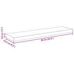 Szürke MDF lebegő fali polc 90 x 23,5 x 3,8 cm 14
