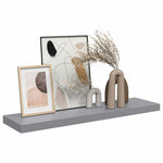 Szürke MDF lebegő fali polc 90 x 23,5 x 3,8 cm 5