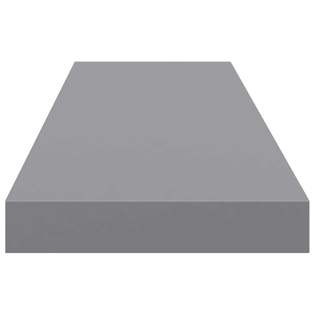 Szürke MDF lebegő fali polc 90 x 23,5 x 3,8 cm 7