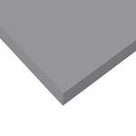 2 db szürke MDF lebegő fali polc 120 x 23,5 x 3,8 cm 12