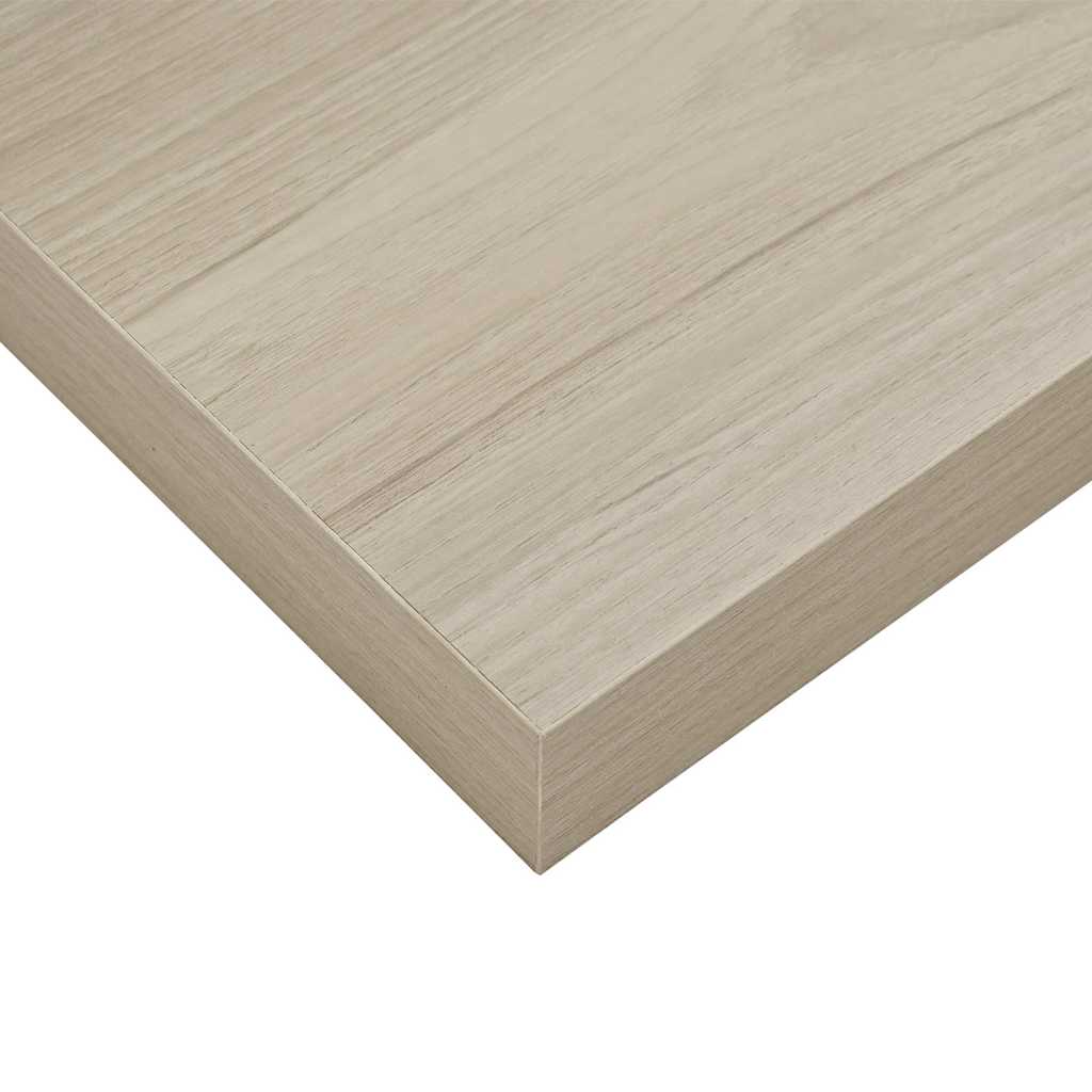 Tölgyszínű MDF lebegő fali polc 23 x 23,5 x 3,8 cm 11