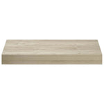 Tölgyszínű MDF lebegő fali polc 40 x 23,5 x 3,8 cm 6