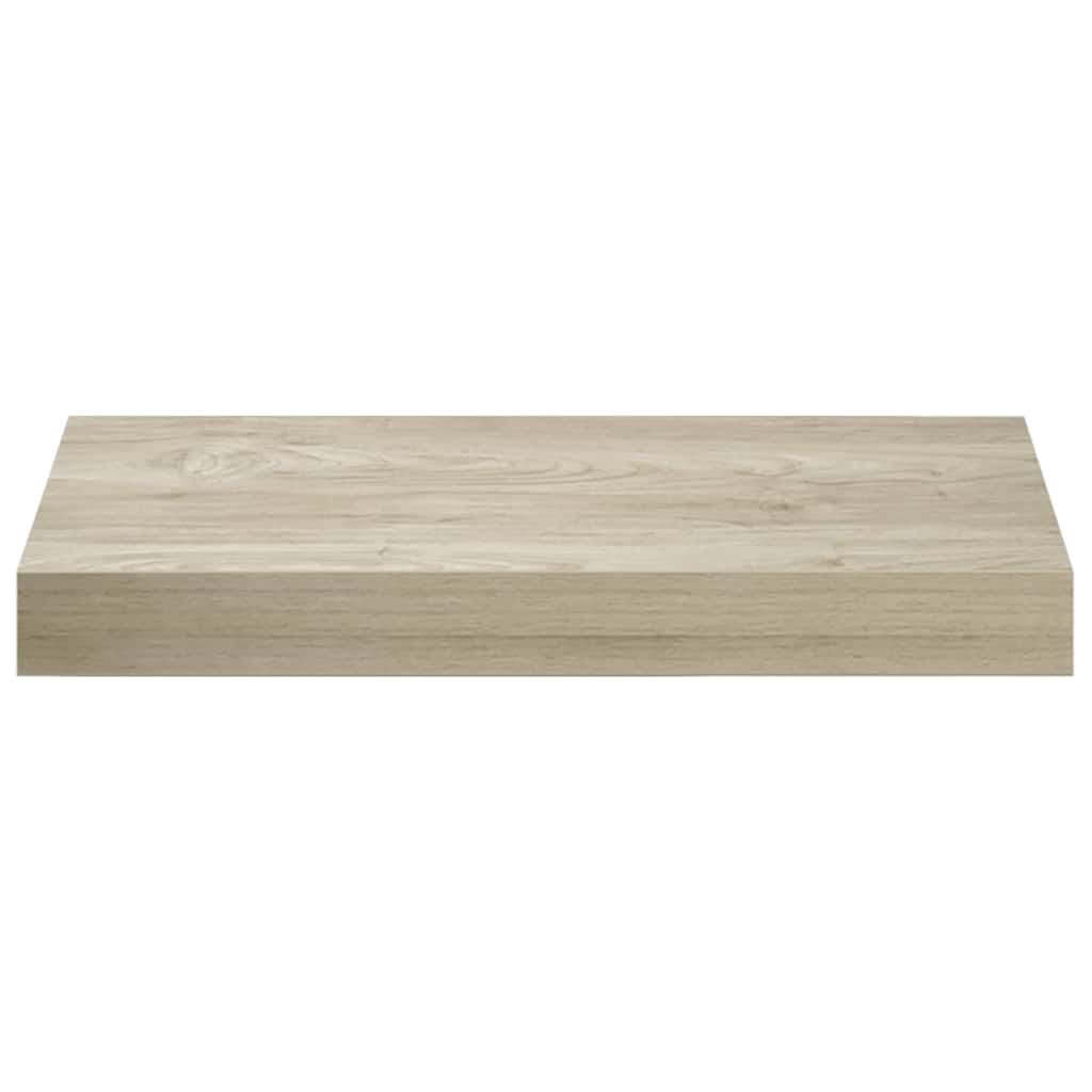Tölgyszínű MDF lebegő fali polc 40 x 23,5 x 3,8 cm 6