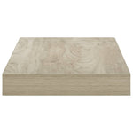 Tölgyszínű MDF lebegő fali polc 40 x 23,5 x 3,8 cm 7