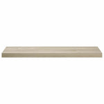 4 db tölgyszínű MDF lebegő fali polc 90 x 23,5 x 3,8 cm 7