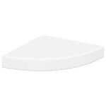 2 db fehér MDF lebegő sarokpolc 25 x 25 x 3,8 cm 5