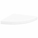 2 db fehér MDF lebegő sarokpolc 35 x 35 x 3,8 cm 5