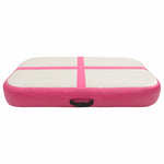 Rózsaszín PVC felfújható tornamatrac pumpával 60 x 100 x 20 cm 3