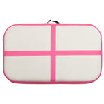 Rózsaszín PVC felfújható tornamatrac pumpával 60 x 100 x 20 cm 4