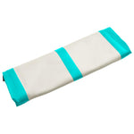 Zöld PVC felfújható tornamatrac pumpával 60 x 100 x 20 cm 13