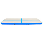 Kék PVC felfújható tornamatrac pumpával 500 x 100 x 20 cm 3