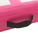 Rózsaszín PVC felfújható tornamatrac pumpával 600 x 100 x 20 cm 5