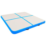 Kék PVC felfújható tornamatrac pumpával 200 x 200 x 10 cm 2