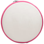 Rózsaszín PVC felfújható tornamatrac pumpával 100 x 100 x 15 cm 4