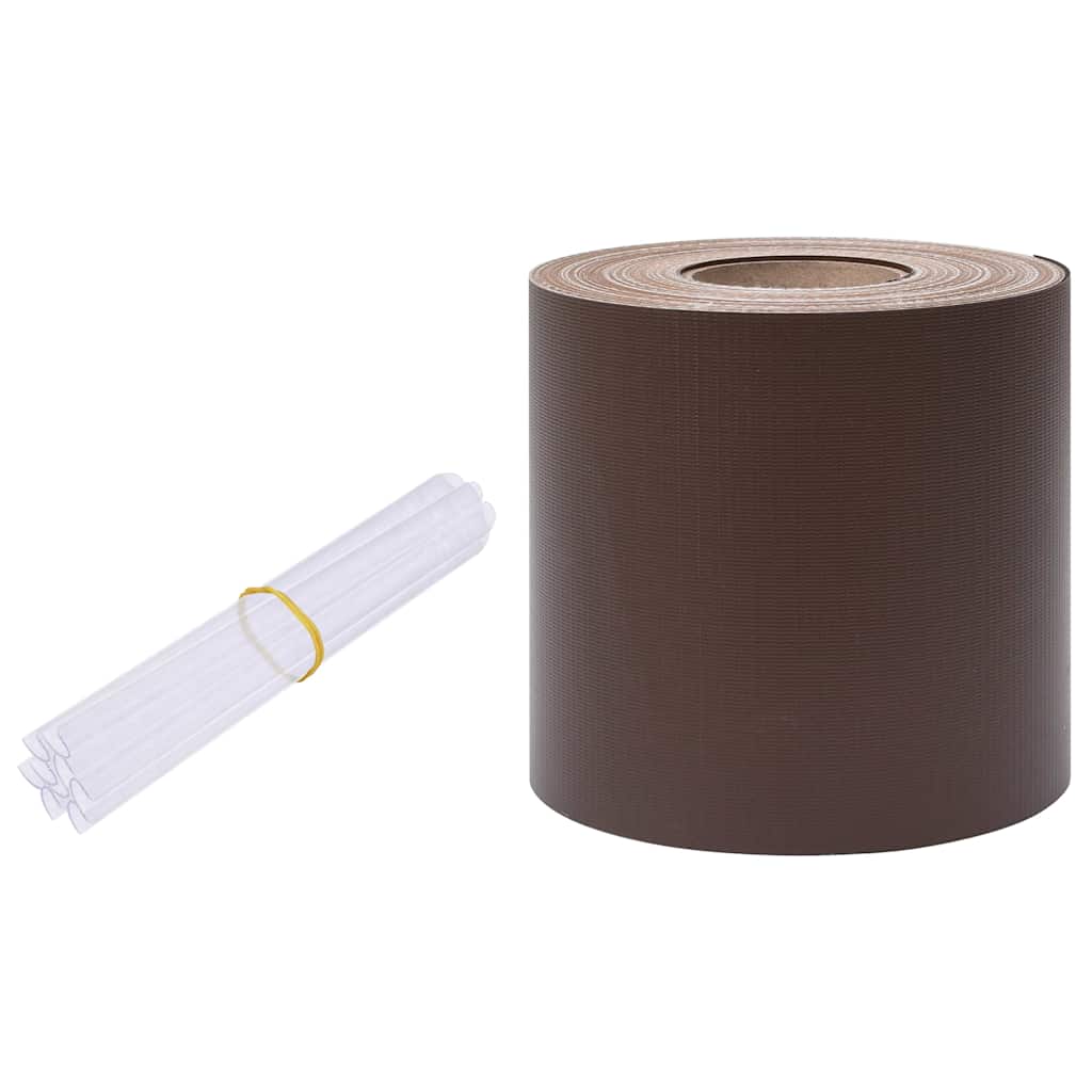 Barna PVC betekintést gátló szalag 35x0,19 m 2