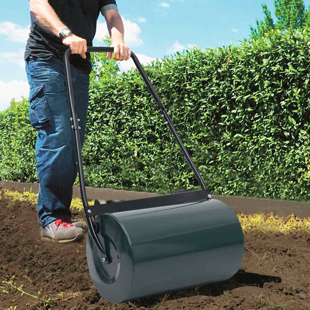 Zöld és fekete gyephenger 63 cm 50 L