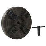 4 pofás fekete acél fa tokmány M18 csatlakozóval 150x63 mm 2