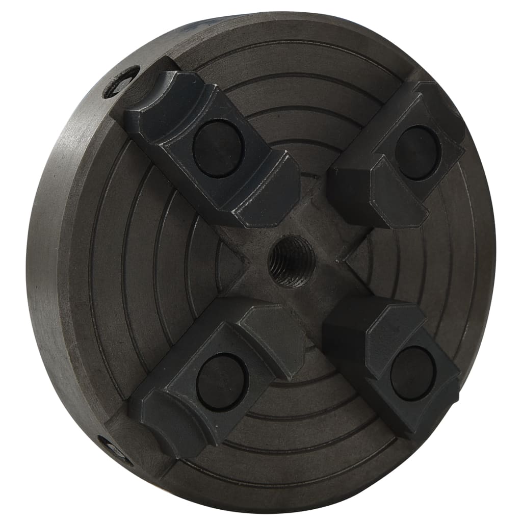 4 pofás fekete acél fa tokmány M18 csatlakozóval 150x63 mm 3