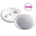 Kitűzőkészítő gép forgó lyukasztóval 500 db 37 mm-es kitűzővel 11