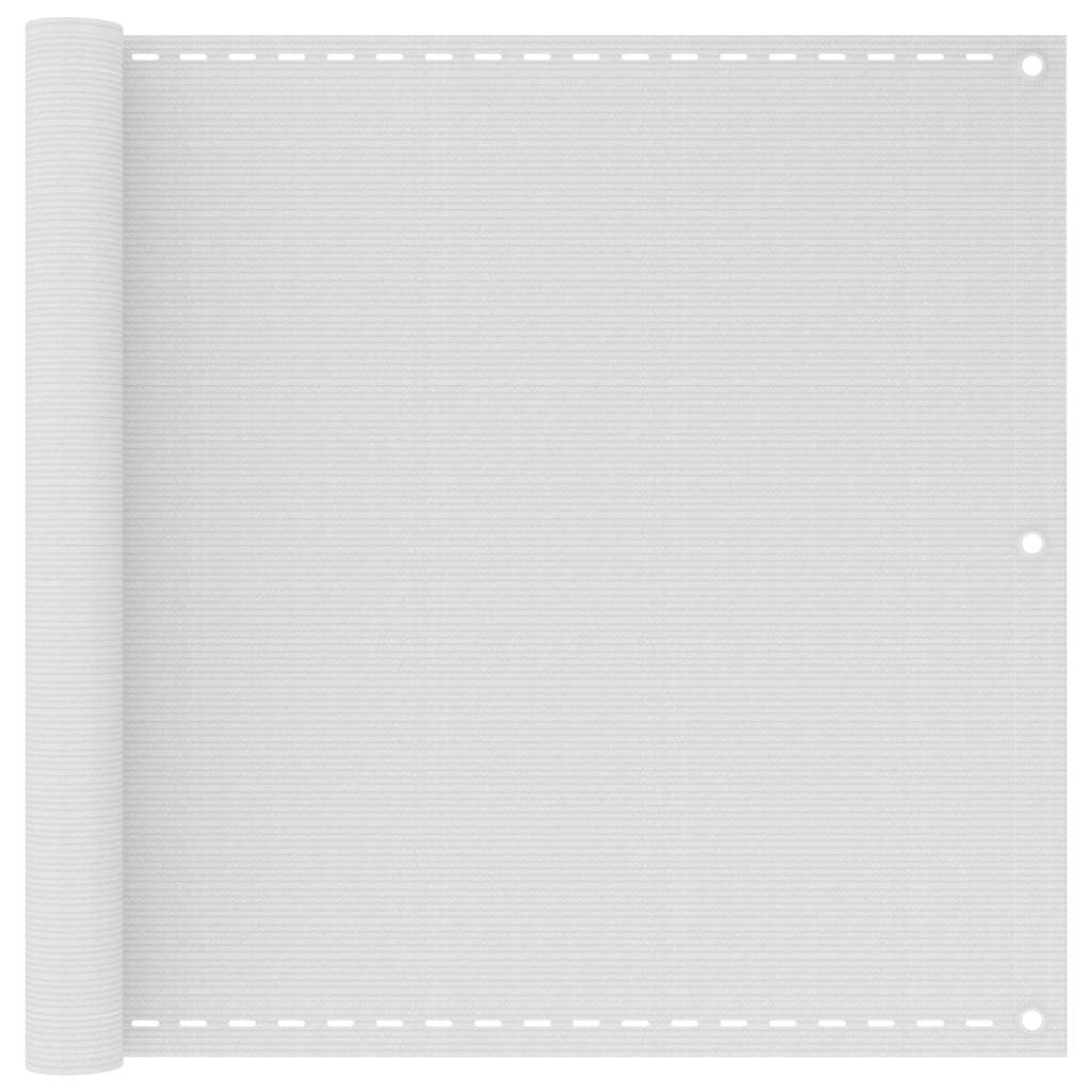 Fehér HDPE erkélytakaró 90 x 300 cm